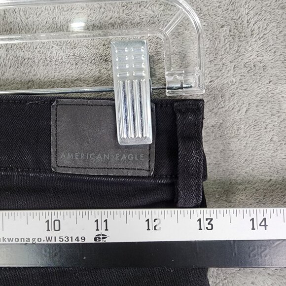 Womens American Eagle NeXT Level Stretch Super Hi Rise Jegging Rocker 2 Short - Picture 9 of 12